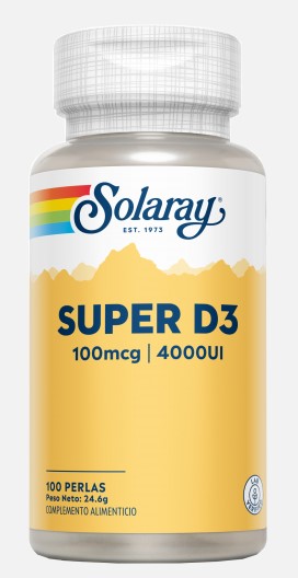 vitaminas SUPER D3 100MCG 4000UI 100 PERLAS