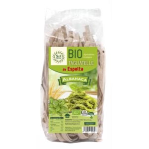 arroz y pasta TAGLIATELLE DE ESPELTA CON ALBAHACA BIO 250GRS