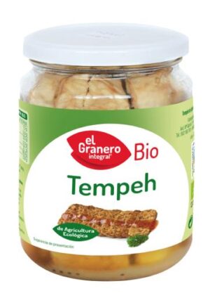 patés y carnes vegetales TEMPEH EN CONSERVA BIO, 380 g