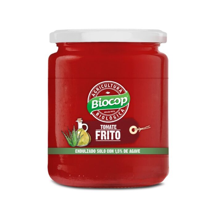 sales, condimentos y salsas TOMATE FRITO CON AGAVE 340G BIO
