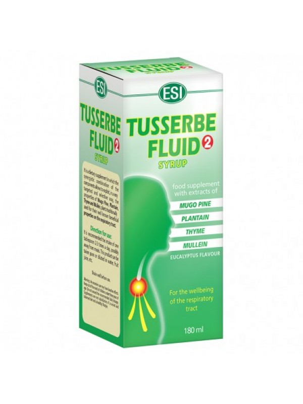 sistema respiratorio TUSSERBE 2 FLUID (JARABE) (180ML.) *