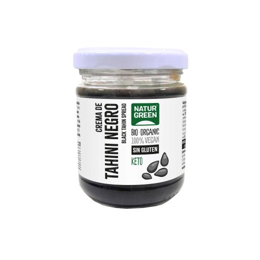 sales, condimentos y salsas Tahin Sesamo Negro 180 g