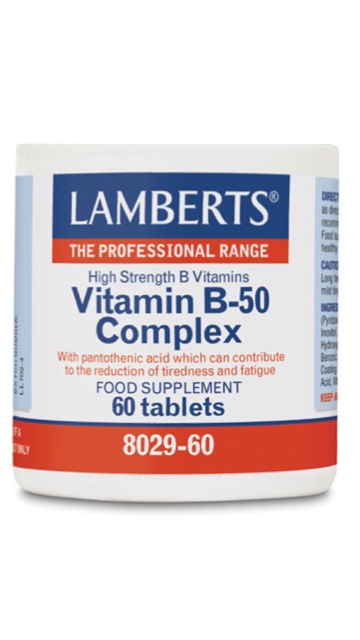 vitaminas VITAMIN B-50 COMPLEX 60CAPS