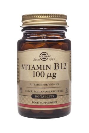 vitaminas VITAMINA B12 100 mcg (Cianocobalamina) 100 Comprimidos.