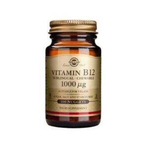 vitaminas VITAMINA B12 1000 MCG (CIANOCOBALAMINA) 100 COMPR MASTICABLES