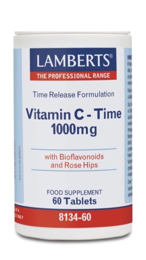 vitaminas VITAMINA C 1000MG TIME + Bioflavonoides y Escaramujo 50 mg 60 TABL