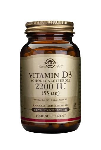 vitaminas VITAMINA D3 2200 UI (55 mcg.) (Colecalciferol)100 Cáps Vegetales.