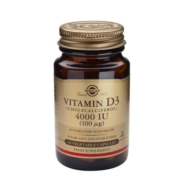 vitaminas VITAMINA D3 4000 UI (100 mcg.) (Colecalciferol). 60 Capsulas Vegetales.