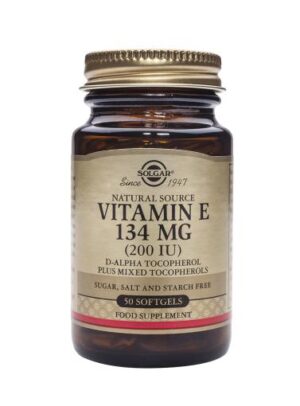 antioxidantes VITAMINA E 200 UI(134mg.) 50 Cápsulas Blandas.