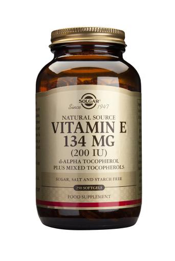 vitaminas VITAMINA E 200IU 250cap(SOLGAR)