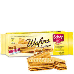 celiacos WAFER CACAO - BARQUILLOS 125 gr.