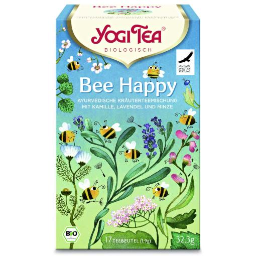 plantas en filtro YOGI TEA BEE HAPPY 17 BOLSAS