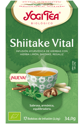 plantas en filtro YOGI TEA SHIITAKE VITAL 20 FILTROS BIO