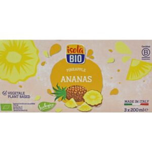 bebidas ZUMO DE PIÑA BIO, PACK 3x200 ml