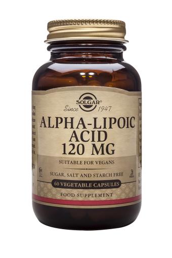antioxidantes ÁCIDO ALFA LIPOICO 120mg 60 caps veg