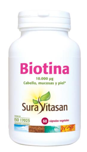 vitaminas BIOTINA 10000UG 60 CAPSULAS