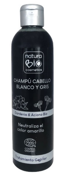 línea capilar CHAMPU CABELLO BLANCO Y GRIS BIO 250ML