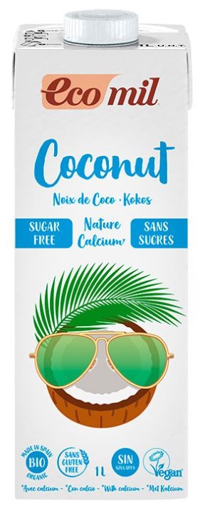 bebidas ECOMIL COCO NATURE CALCIO 1L