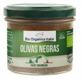patés y carnes vegetales PATE OLIVAS NEGRAS BIO 100 G