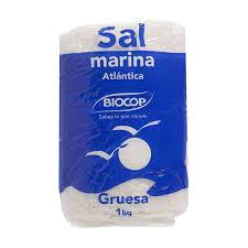 sales, condimentos y salsas SAL MARINA ATLANTICA GRUESA BIO 1 KG