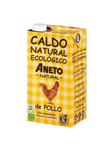 sales, condimentos y salsas CALDO NATURAL DE POLLO ECO 1 L