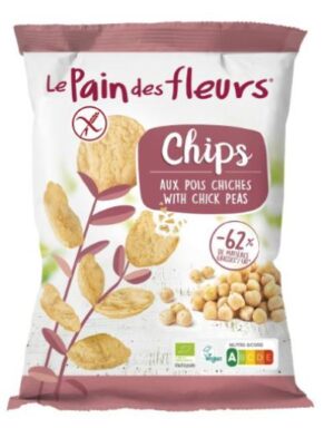 aperitivos y frutos secos CHIPS DE GARBANZO BIO 50GR