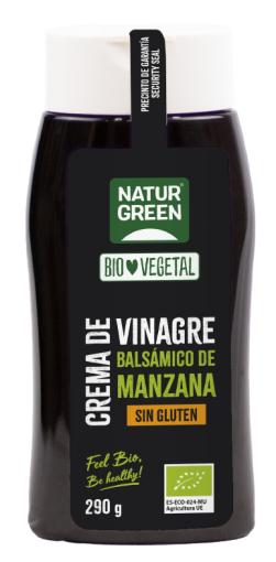 aceites y vinagres CREMA DE VINAGRE BALSAMICO DE MANZANA BIO S/G 290G