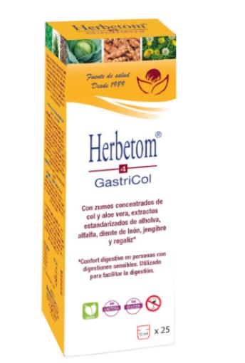 digestivos HERBETOM 4 GASTRICOL 250 ml