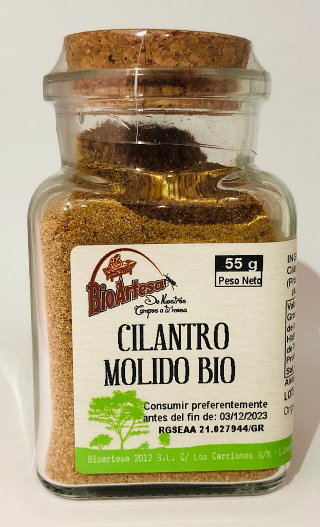 sales, condimentos y salsas CILANTRO MOLIDO BIO 55 GR