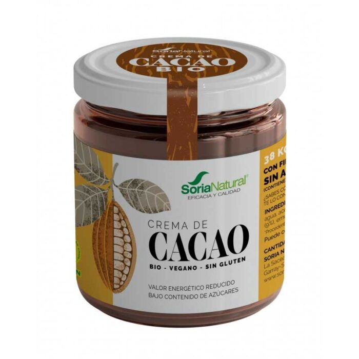 repostería y chocolates CREMA DE CACAO BIO-VEGANA-S/G 200GR