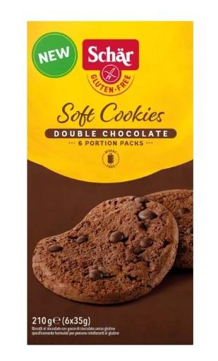 celiacos SOFT COOKIES DOBLE CHOCOLATE S/G 6X35G