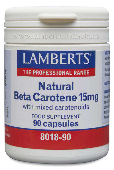antioxidantes BETACAROTENO 15 MG (90 CAPSULAS)
