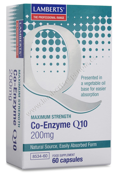 vitaminas COENZIMA Q10 200MG 60CAP