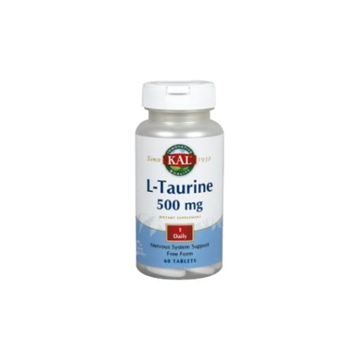 aminoácidos L-TAURINE 500MG 60 TABLETAS