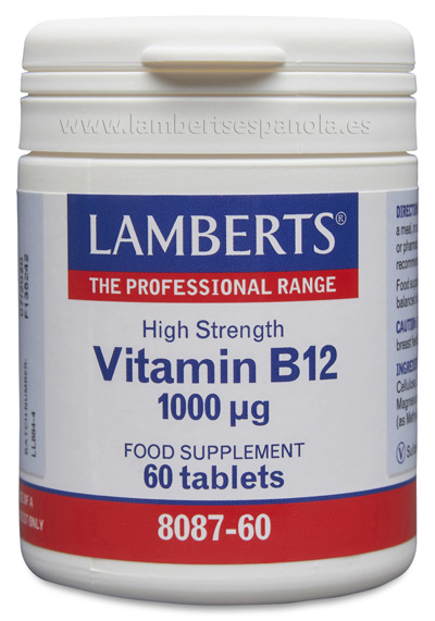 vitaminas VIT. B12 1000mcg 60t