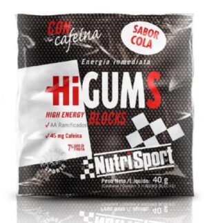 HIGUMS CON CAFEÍNA COLA 40G