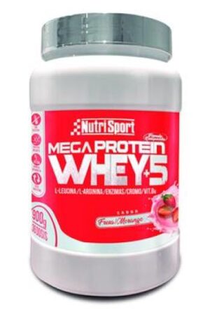 MEGA PROTEIN 5 WHEY FRESA 900 GRS