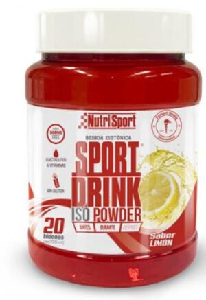 SPORT DRINK ISO POWDER LIMON 1020 GRS