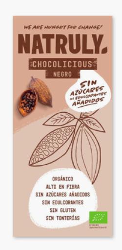 repostería y chocolates TABLETA CHOCOLATE NEGRO 70% BIO 75G
