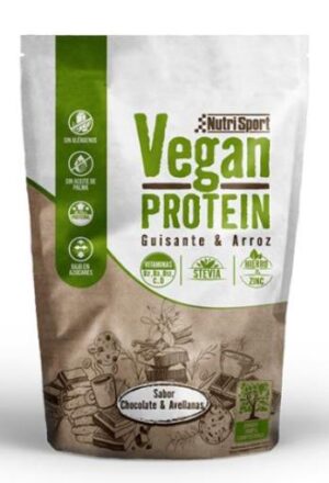 deporte VEGAN PROTEIN CHOCOLATE Y AVELLANAS 468G