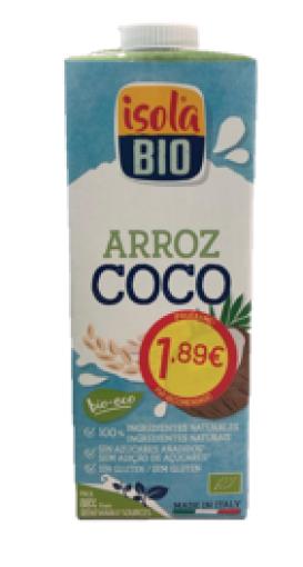 bebidas PROMO BEBIDA VEGETAL DE ARROZ Y COCO BIO 1L