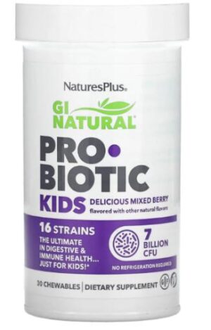 infantil. GI NATURAL PROBIOTIC KIDS 30 COMPRIMIDOS