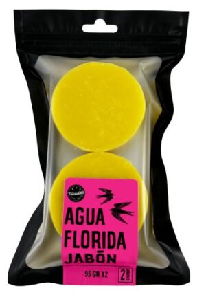 jabonetas JABON AGUA FLORIDA 2 UNID. ZIP 90 GR.