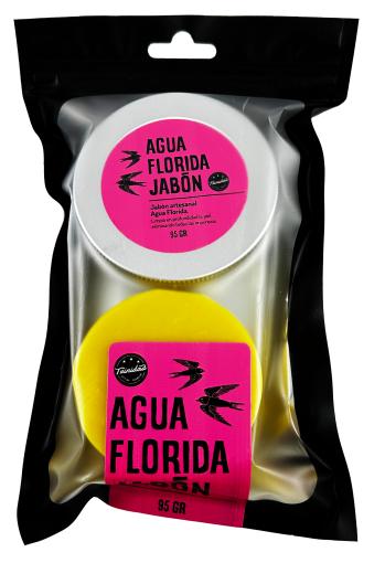 jabonetas JABON AGUA FLORIDA + LATA BOLSA ZIP 90 GR.