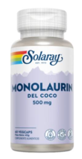 sistema inmunológico MONOLAURIN DEL COCO 500MG 60 CAP VEG