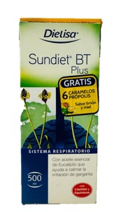 sistema respiratorio SUNDIET BT PLUS 500ML+PROPOLIS GRATIS