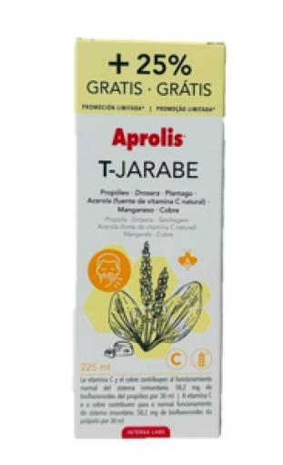 sistema respiratorio APROLIS T-JARABE 225ML + 25%GRATIS