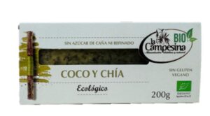 navidad TURRON COCO Y CHIA 190 grs