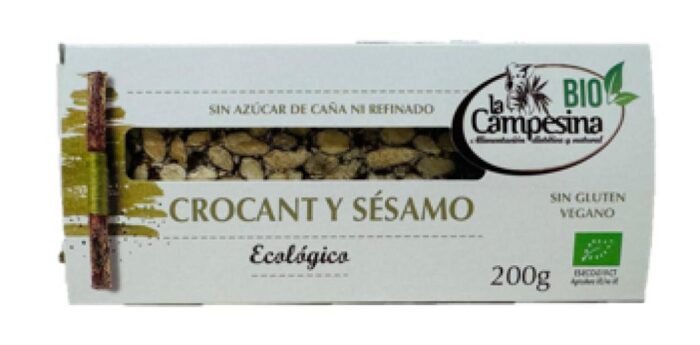 navidad TURRON CROCANT Y SESAMO 200 grs