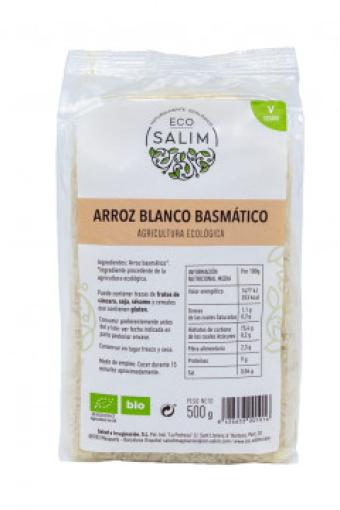 arroz y pasta ARROZ BASMATI BLANCO BIO 500G